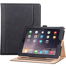 ProCase iPad 2 3 4 ケース (旧モデル) スタンドフォリオカバーケース 適用機種： iPad 2/iPad 3/iPad 4−ブラック