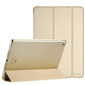ProCase iPad 9.7�P�[�X �X�}�[�g ���X���� �X�^���h �t�H���I�ی�P�[�X �������t���X�g �o�b�N�J�o�[ �Ή��@��FiPad 9.7 ��6���� 2018 / ��5���� 2017 - �S�[���h