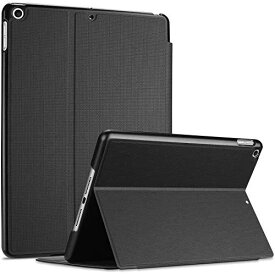 ProCase iPad 10.2 8/7 フォリオケース 耐衝撃 軽量とスリム スタンド機能 ABS素材 保護カバー 対応端末：Apple iPad 10.2" 第8世代 2020/ 第7世代 2019 -ブラック
