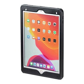 サンワサプライ タブレットケース iPad 10.2インチ用 耐衝撃 防水 防塵 リングスタンドつき PDA-IPAD1616
