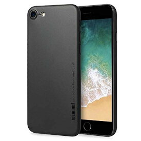 iPhone SE/iPhone 8/ iPhone7 ケース 0.3mmの 最薄型 最軽量 memumi PP Case アイフォン8 保護カバー 指紋防止 手触り抜群 人気ケース・カバー (ブラック) iPhone8 [4.7]