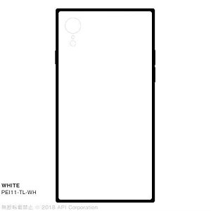 EYLE XNGA^ P[X TILE"STANDARD COLOR" for iPhone XR (WHITE)