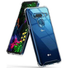 【Ringke】LG style3 L-41A ケース [docomo] G8 ThinQ ケース スマホケース ストラップホール付き 米軍MIL規格取得 クリア 透明 落下防止 カバー Qi ワイヤレス充電対応 Fusion (Clear クリア) [LG G8 ThinQ / Style3 Fusion] [Fusion クリア]