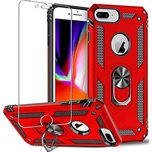 Folmeikat iPhone 8 Plus P[XAiPhone 7 Plus P[XAiPhone 6s Plus / 6 Plus P[XXN[veN^[360]OLbNX^hz_[ObvCv[gA[}[wr[f