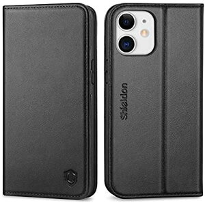SHIELDON iPhone 12 mini P[X iPhone 12~j 蒠P[X {vU[ ϏՌTPUf [RFIDubLO] J[h[ }Olbg X^h@\t蒠^P[X ACtH12 miniSʕی iPhone 12~j 