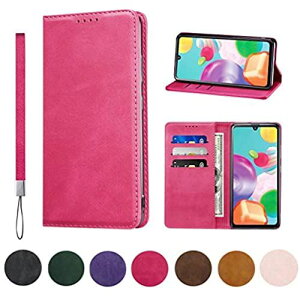 Galaxy A41 ケース 手帳型 高質PUレザー Galaxy A41 カバー docomo SC-41A au SCV48 ケース 耐衝撃 高質合成皮革 内蔵マグネット開閉式 ベルトなし スマホケース おしゃれ カードポケット スタンド機能 便