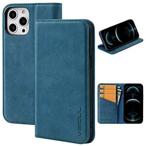 VISOUL iPhone12 P[X 蒠^ iPhone 12 Pro P[X {v ACtH12 v 蒠P[X U[ ϏՌ ω X}zP[X J[h ϏՌ gуP[X }Olbg u ubN^ iphone 12Pro/12