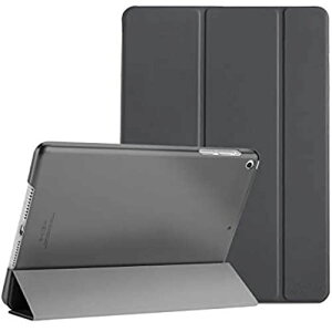ProCase iPad Air 1(2013����)�P�[�X �X�}�[�g ���X���� �X�^���h �t�H���I�ی�P�[�X �������t���X�g �o�b�N�J�o�[ �Ή��[���FApple iPad Air 9.7 ��1����(A1474 A1475 A1476)-�O���[ iPad Air 9.7''
