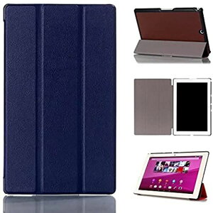 Ceavis Sony Xperia Z3 Tablet Compact �P�[�X �I�[�g�X���[�v�@�\�t�� �X�^���h�@�\�t�� �ϏՌ� �܂��� ���J�� �y�ʌ^ (Sony Xperia Z3 Tablet Compact, �u���[)