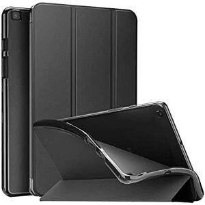 ProCase Galaxy Tab A 8.0 2019 �ی�P�[�X T290 T295,�X�^���h�@�\ ������ ������̃\�t�g�o�b�N�J�o�[ �Ή��[���FSamsung Galaxy Tab A 8.0�C���`�iSM-T290 SM-T295�j2019���� - �u���b�N