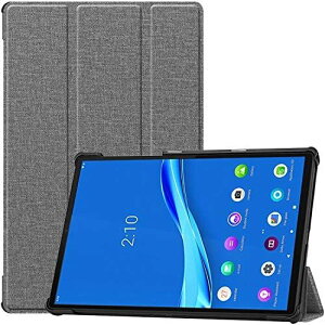 ProCase ���m�{ Tab M10 Plus ��2����(2020)�P�[�X, �X���� ���^ �X�^���h�@�\ �n�[�h�V�F�� �t�H���I �ی�J�o�[ �Ή��[���F 10.3 Lenovo Tab M10 Plus FHD �iTB-X606F TB-X606X�j ?���C�g�O���[