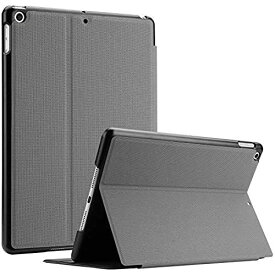 ProCase iPad 10.2 8/7 フォリオケース 耐衝撃 軽量とスリム スタンド機能 ABS素材 保護カバー 対応端末：Apple iPad 10.2" 第8世代 2020/ 第7世代 2019 - グレー