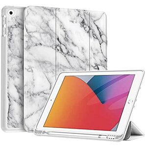 Fintie iPad 8 ケース 2020 iPad 10.2 ケース 第7世代 2019 / 第8世代 2020 ソフトTPU バックカバー Apple Pencil 収納可能 三つ折スタンド スリープ機能 軽量 薄型 傷つけ防止 PUレザー iPad 10.2インチ(2020/2019) (