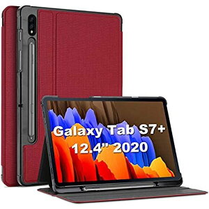 ProCase Galaxy Tab S7 Plus 12.4" یP[X 2020 [S Pen z_[t]A X^h@\ yʃtHIJo[ Kp@FGalaxy Tab S7 Plus 12.4C` 2020 iSM-T970 T975 T976 T978j-bh