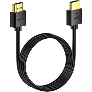 Senetem HDMI �P�[�u�� 0.3m HDMI2.0�K�i �X���� ���^ �n�C�X�s�[�h 18Gbps 4K@60Hz/HDR/ARC/3D/�C�[�T�l�b�g�Ή� �e���r,PS5/4/3,Xbox,Nintendo Switch,Apple ... ��