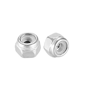 uxcell �Z�p���b�N�i�b�g M2 x 0.4mm 304�X�e�����X�| �i�C�������b�V���[���b�N�i�b�g 20����