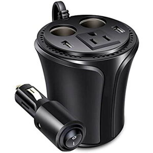 J[Co[^[ Jbv^ 150W ԍڏ[d 2USB|[gi3.1A×2j ACRZg 2×40WVK[\Pbg DC12VAC110Vɕϊ