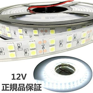 LEDe[v 12V h 5M zCg SMD5050 600A Px x[X DƖ OƖ ledԐڏƖ Jo[t Ɠ gbN ʔ (12V)