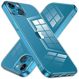 NIMASO ケース iPhone 13 iPhone13 用 カバー 背面 強化 ガラス バンパー TPU クリア カバー 6.1インチ用 NSC21H306