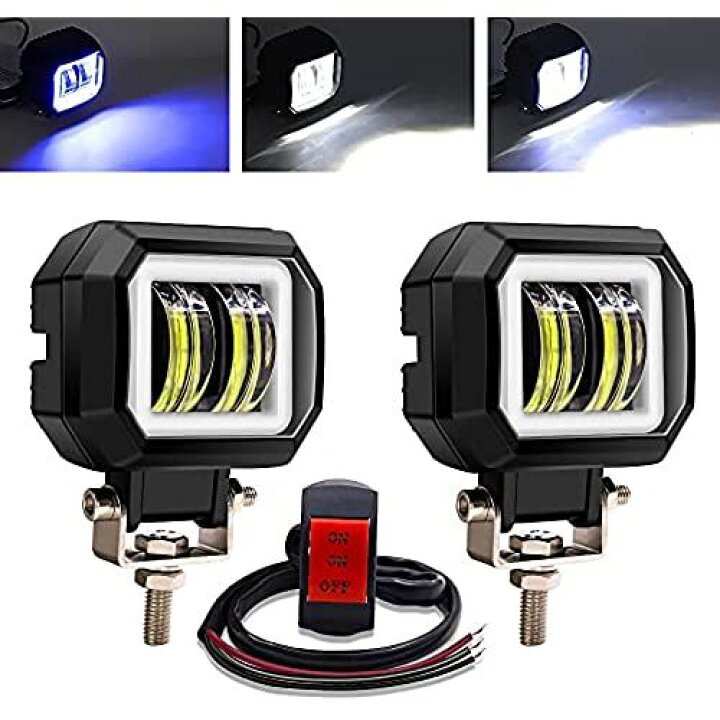 楽天市場】車用 作業照明用 汎用 作業灯 LED 角形 ライト Aoling LED作業灯 12V 24V 防水 バイク フォグランプ ブルーイカリング付き スイッチ付 車用フォグランプLED バイク用ヘッドライト補助灯 LEDワークライト : WES STORE 楽天市場】車用 作業照明用 汎用 作業灯 LED 角形 ライト Aoling LED作業灯 12V 24V 防水 バイク フォグランプ ブルーイカリング付き スイッチ付 車用フォグランプLED バイク用ヘッドライト補助灯 LEDワークライト : WES STORE
