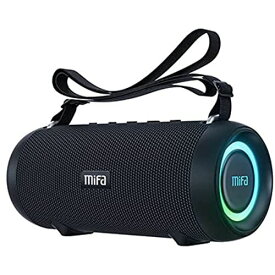 MIFA A90 Bluetoothスピーカー 【60W/完全ワイヤレスステレオ対応/IPX7防水/RGB LEDライト/最大30時間連続再生/Micro SDカード対応/True Wireless