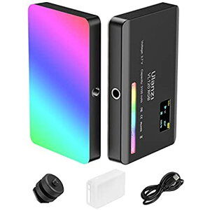 Ulanzi VL120 RGBBeCgLEDrfICg BepCg 20FXʃ[h 2500K-9000KF 360°tJ[ 3100mAh iK USB[d ^ y ^ ...