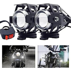 U5 LED �I�[�g�o�C �w�b�h���C�g �v���W�F�N�^�[ �ŐV�^ CREE�� Hi/Lo/�X�g���{ 3���[�h�@�\�ؑ� �o�C�N�p �t�H�O�����v �o�C�N�⏕�� �C�e�^ 12V �ėp �X�C�b�`�t�� 2�Z�b�g