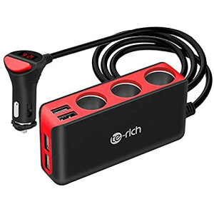 Te-Rich VK[\Pbg 4usb 3A ԍڏ[d \Pbg 120W ő6.8A/5V }[d 12V/24VԑΉ LEDt I[gd X}[g bh