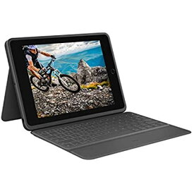 ロジクール iPad 10.2 インチ 対応 第9世代 第8世代 第7世代 キーボード iK1054BKA グラファイト RUGGED FOLIO 薄型 スマートコネクター対応 キーボード一体型 ケース