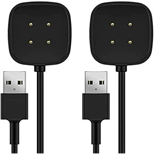 TUSITA y2{ 1.8Mz[dP[u Ή tBbgrbg Fitbit Sense/Versa 3 [d - USB C[d `[WOP[u - X}[gEHb`ANZT 2 1.8M