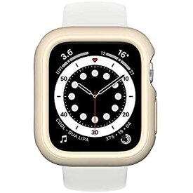 RhinoShield Apple Watch SE & Series 6 / 5 / 4 - [44mm] CrashGuard NXバンパーケース - 1.2mの落下衝撃からも保護 背面のないスタイリッシュデザイン Apple Watch SE & Series 6 / 5 / 4 - [44mm] - グレージュ
