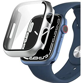 【2021新改良】YUGYUG Apple Watch 用ケース 41mm iWatch 保護ケース アップルウォッチ用 カバー Series7 対応 ガラスフィルム 一体型 アップルウォッチ ケース