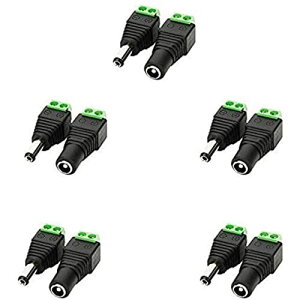 LitaElek 10Zbg 5.5mm x 2.1mm DC 12VdA_v^RlN^lW[qA_v^CCTVJLEDe[vCgpDCWbNϊvOi5 X + 5 IXj