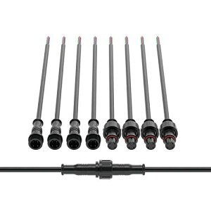BTF-LIGHTING 4s hdCRlN^[ 24AWG IP65 IX X RlN^[ 20CM  gbN {[g  O LEDe[vCg XgO 0.2mm? 15mmibg 