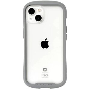 iFace Reflection iPhone 13 �P�[�X �N���A �����K���X iPhone 2021 6.1inch [�O���[]