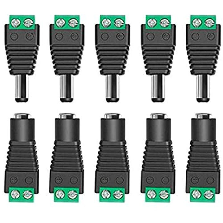 ネジ端子アダプタ 5.5mm x 2.1mm DC 12V DCジャック 電源アダプタ クイックコネクタCCTVカメラ LEDテープライト用 変換プラグ 10個セット(5 メス オス) WES STORE MR:2020年改良版 超強力 マグネットフック Kspowwin マックス耐荷重22kg 直径2.5cm 強力 磁石 オフィス 業務 浴室 室外 壁掛け用 (4個入) (2.5CM (4個入))