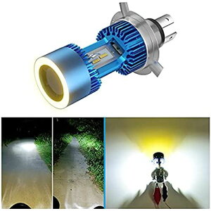 POOPEE oCNLEDwbhCg H4/HS1 Hi/Lo ledou R[hX ̌^ 30W DC9-36V Px 3200LM h ɐ pt@ zCg&CG[GWF 6000K H4/HS1zCg+CG[