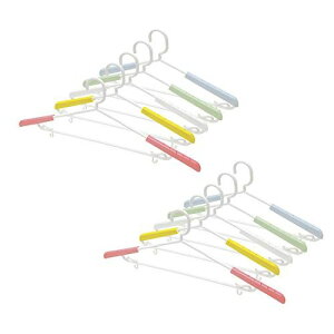 KOKUBO 洗濯ハンガー 10本組 NUEVO すらいどぷれーんはんがー (型くずれ防止/伸縮式/肩幅調節/衣類用/洗濯/物干し/乾きやすい)