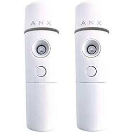 ANX 携帯 ミスト 美顔器 ハンディーミスト 超音波 ナノミスト 2021年2月改良型 説明書付 (2個) 2個(1個あたり140円お得)