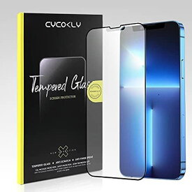 CYCOKLY ガラスフィルム アンチグレア For iphone13/13pro用 強化 ガラス 保護フィルム 2.5D 日本製素材旭硝子製 反射防止 指紋防止