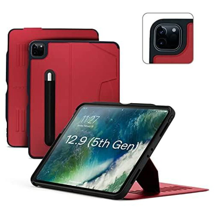 楽天市場】ZUGU iPad Pro 12.9 ケース 2021 第5世代 極薄 落下衝撃保護 