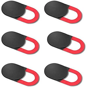 MUAH! ウェブカメラカバー 6枚 プライバシー 保護 webカメラ カバー インカメラカバー タブレット パソコン スマホ ノートパソコン カメラカバー iPhone iPad Mac 盗撮 防止