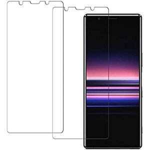 �y2���Z�b�g�zFor Sony Xperia5 �p �K���X�t�B���� �����K���X ���Ɏq�� FOR docomo so-01m au sov41 SoftBank 901SO �t�B���� �d�x9H ��U�h�~ �w��h�~