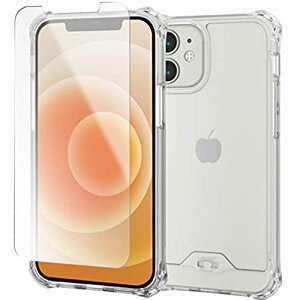 �y�P�[�X�E�t�B�����Z�b�g�z �G���R�� iPhone 12 mini �P�[�X Qi�[�d�Ή� �n�C�u���b�h ZEROSHOCK �C���r�W�u�� �K���X�t�B�����t�� �N���A �G���R�� �ȈՃp�b�P�[�W
