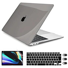 CISSOOK MacBook Air ケース 2020 A2179 A2337 M1 対応 グレー 2021 改良新型 Mac Book Air 13インチ カバー ハードケース 薄型 軽量 日本語 Gray