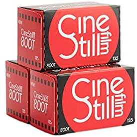 CineStill 800T カラーネガフィルム 35mm 36枚撮り 3本 35mm36枚撮3本