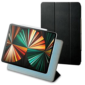 GR iPad Pro 12.9 5 (2021N) P[X I[gX[v/EFCN R Cz ^ O܂X^h Apple Pencil[yAOECX[dΉ ubN