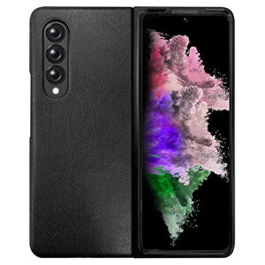 エレコム Galaxy Z Fold3 5G レザーケース オープン ブラック PM-G216PLOBK