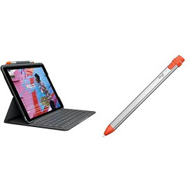 【 ロジクール Logicool デジタルペンシルセット 】 ロジクール iPad 10.2インチ 第9世代 第8世代 第7世代 対応 キーボードケース SLIM FOLIO iK1055BK + ロジクール デジタルペンシル セット iPad 10.2インチ(第7、第8、第9世代)用 + デジタルペンシル