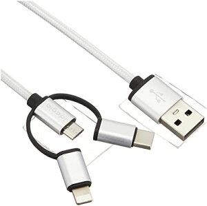 A[NX(axs) X-256 MFiF 3.1A A~USB`[W[3in1}`CgjOP[u Vo[